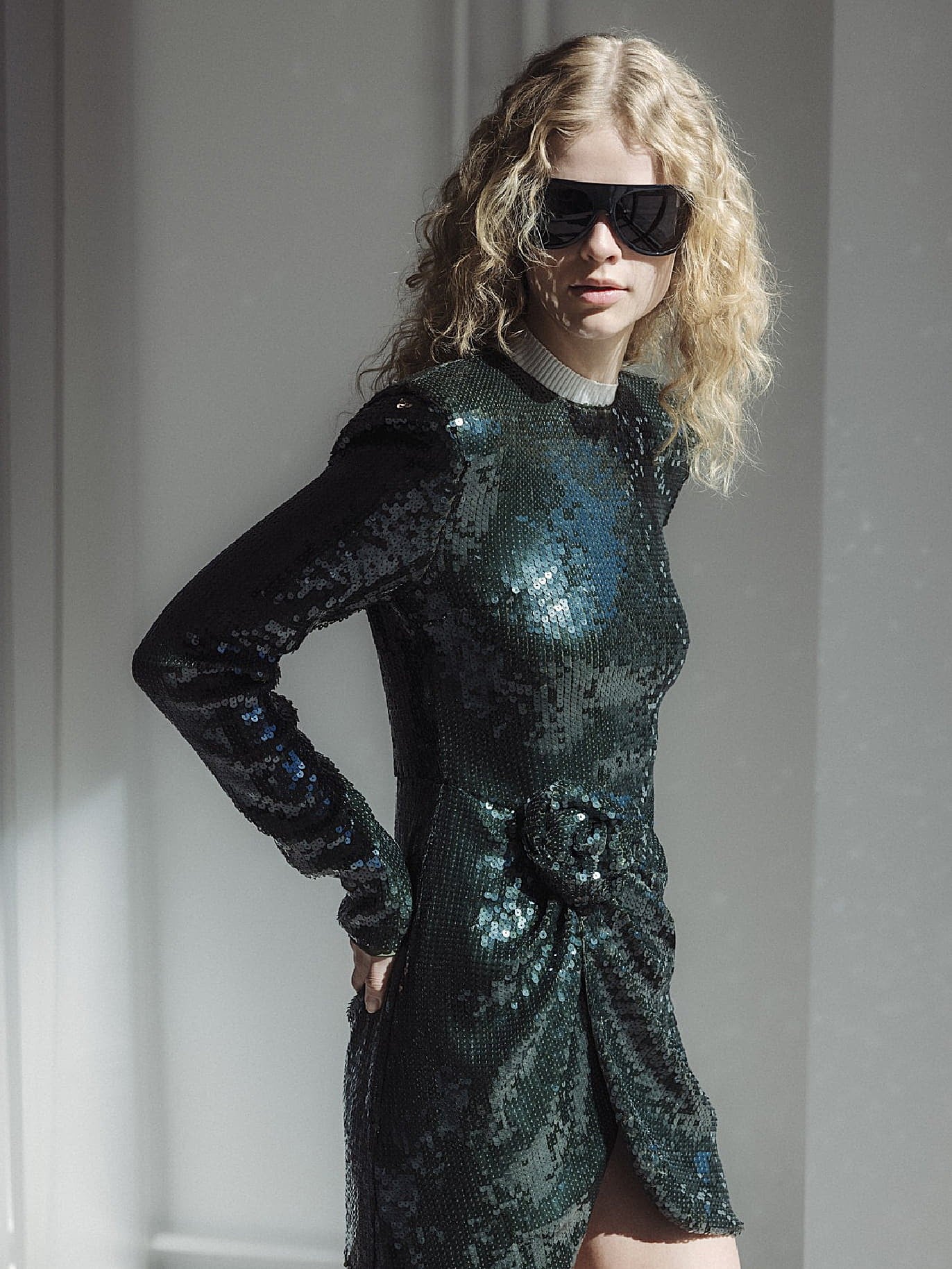 Image of model in Rotate outfit