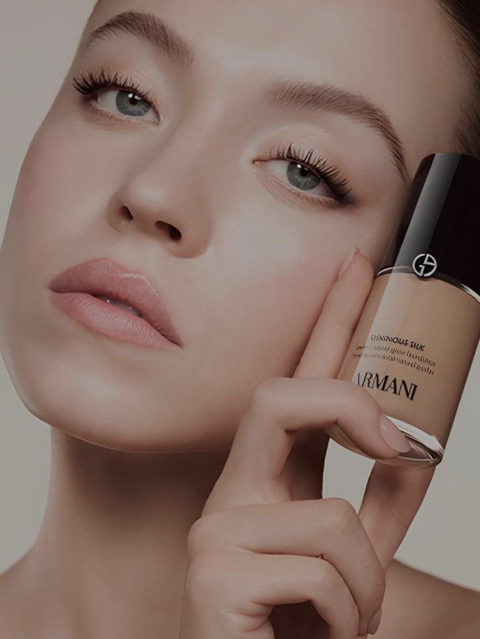 Image of models with foundation