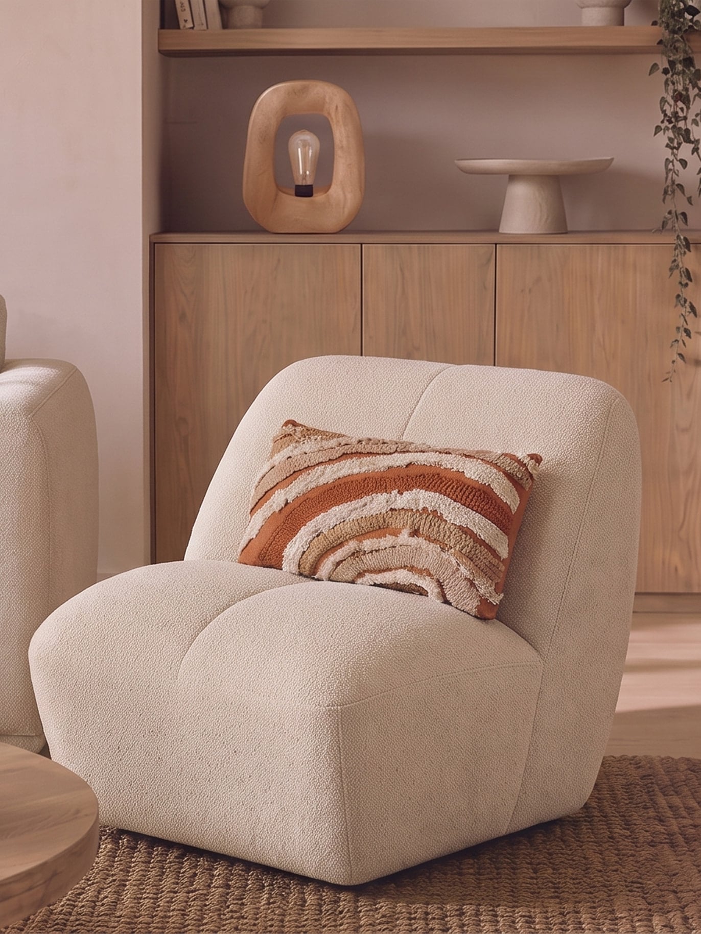 Image of boucle styled home furniture