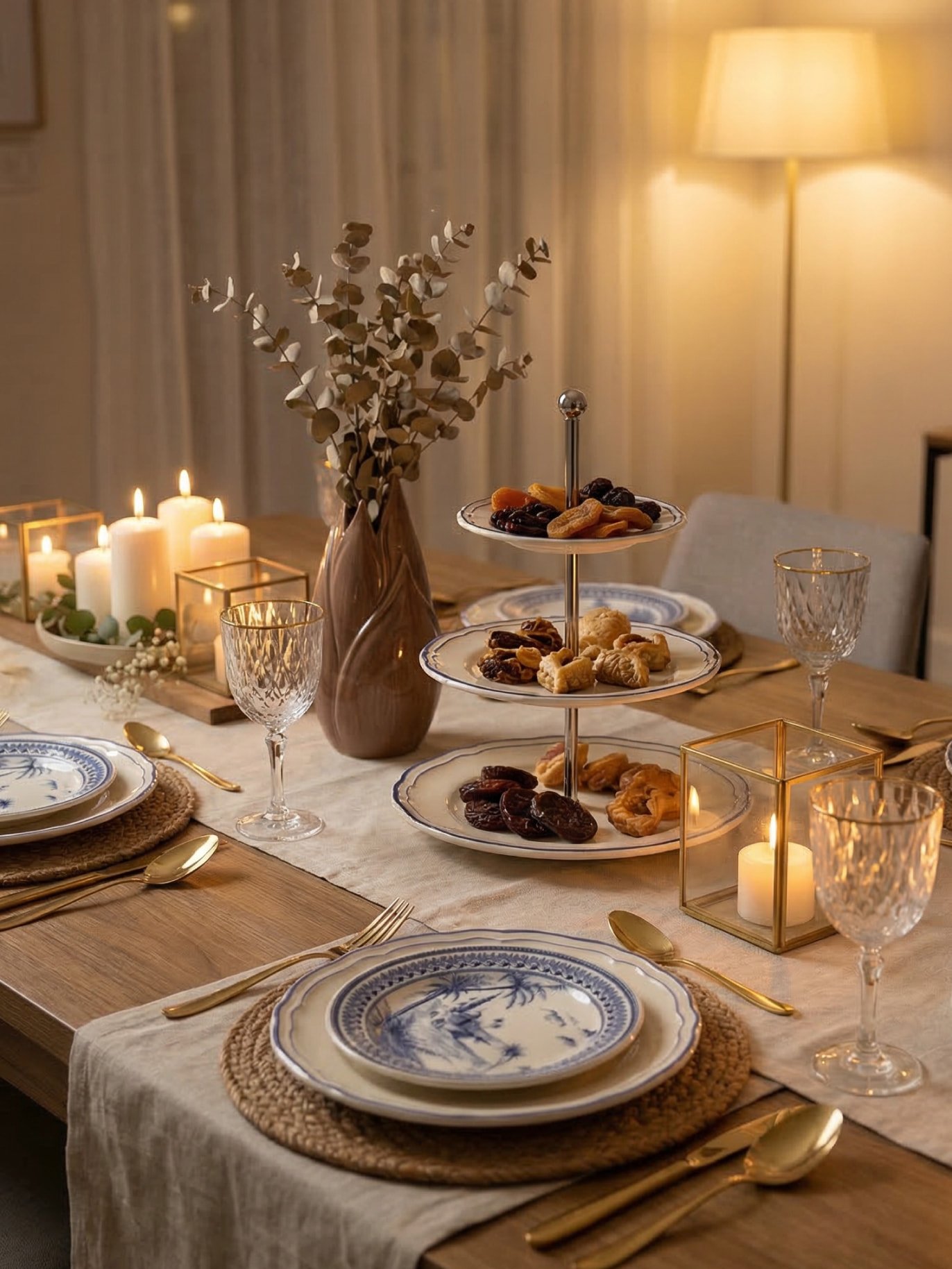 Image of a home decor with arabesque motifs 