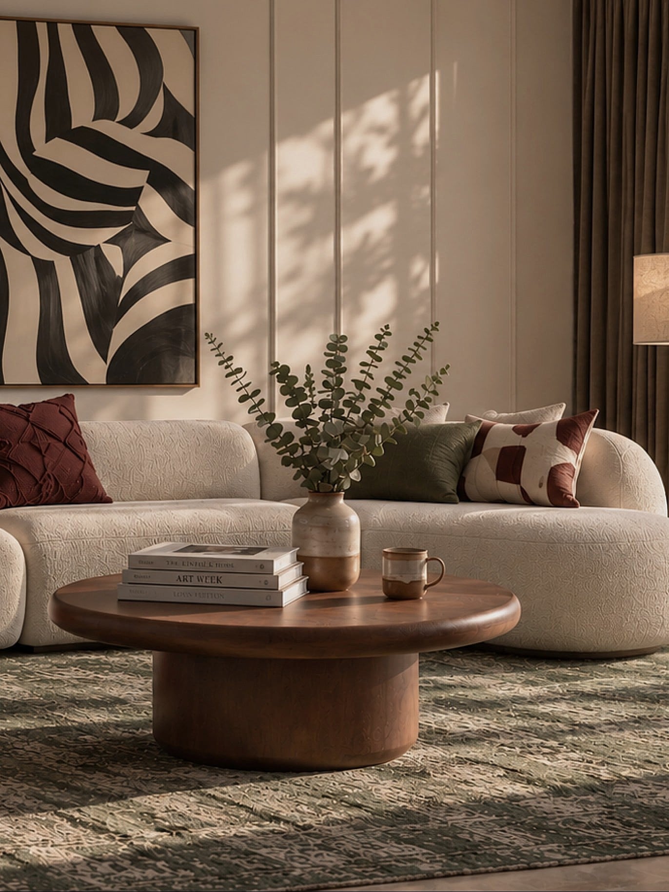 Image of styled home living room