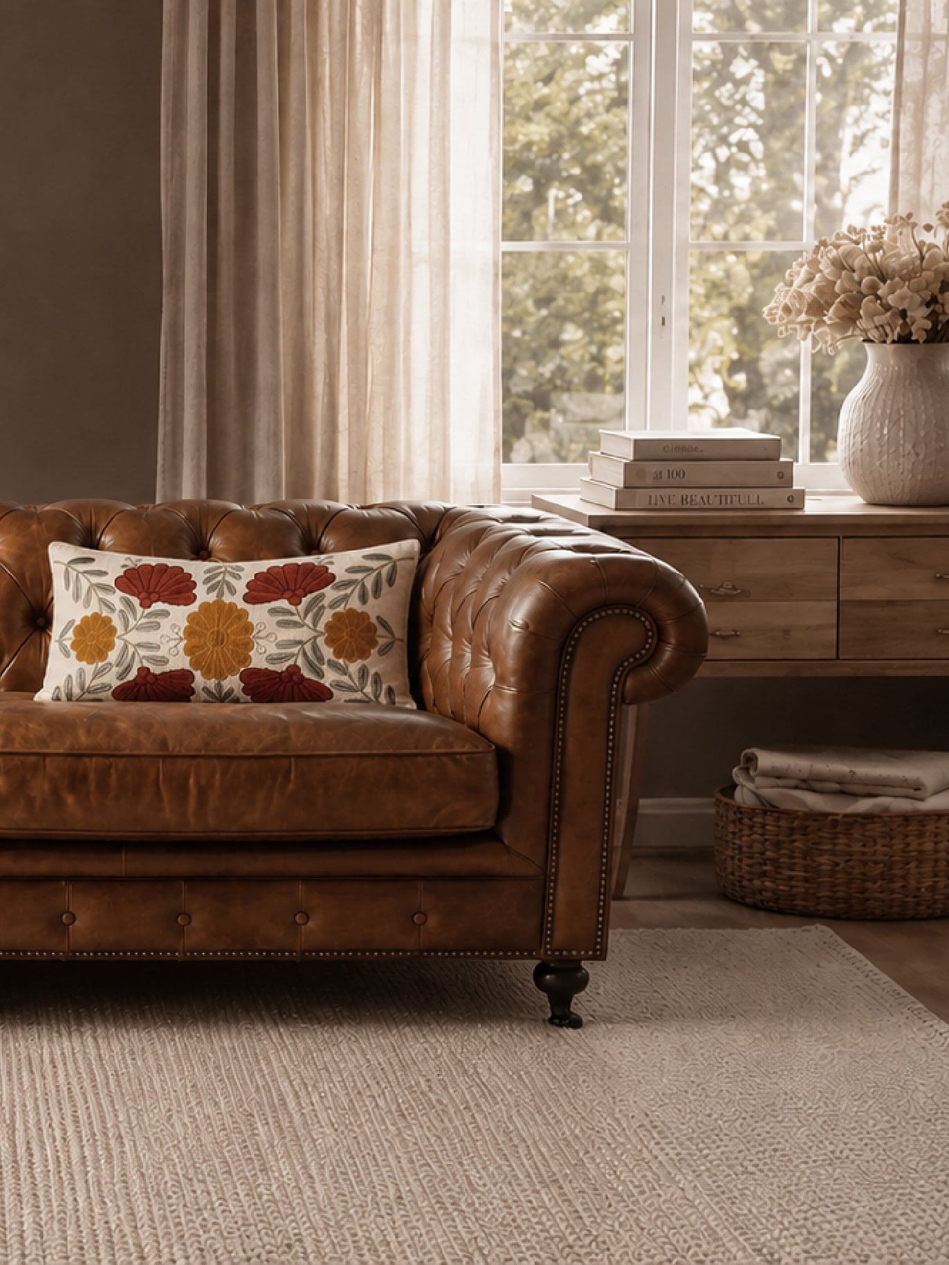 Image of boucle styled home furniture