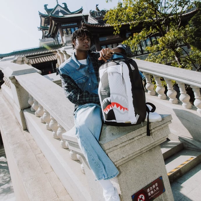 Image of model with Sprayground