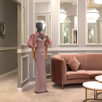 Image of a personal shopping suite in Galeries Lafayette
