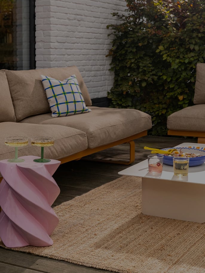 Image of colorful home decor and tableware