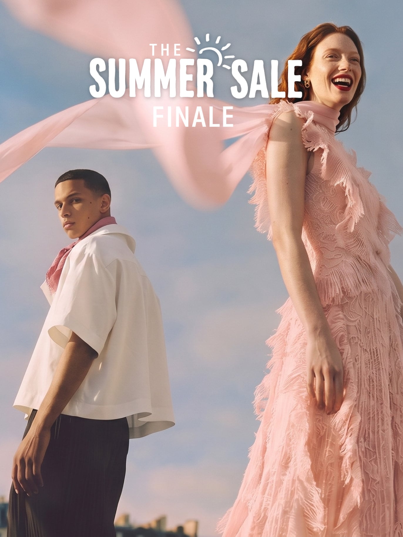 Image of a models in summer outfits