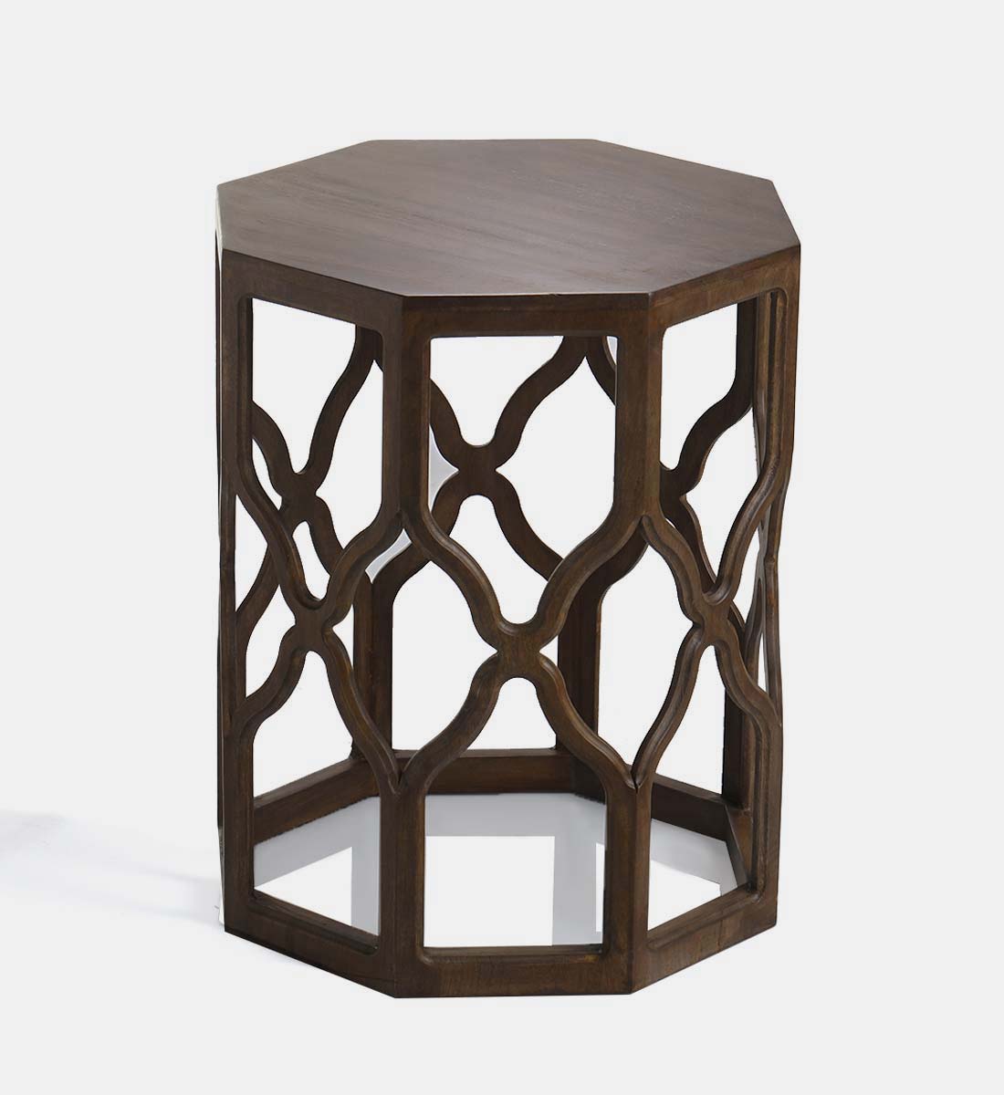 Home Deco And More Octa Mango Wood Side Table Side Tables