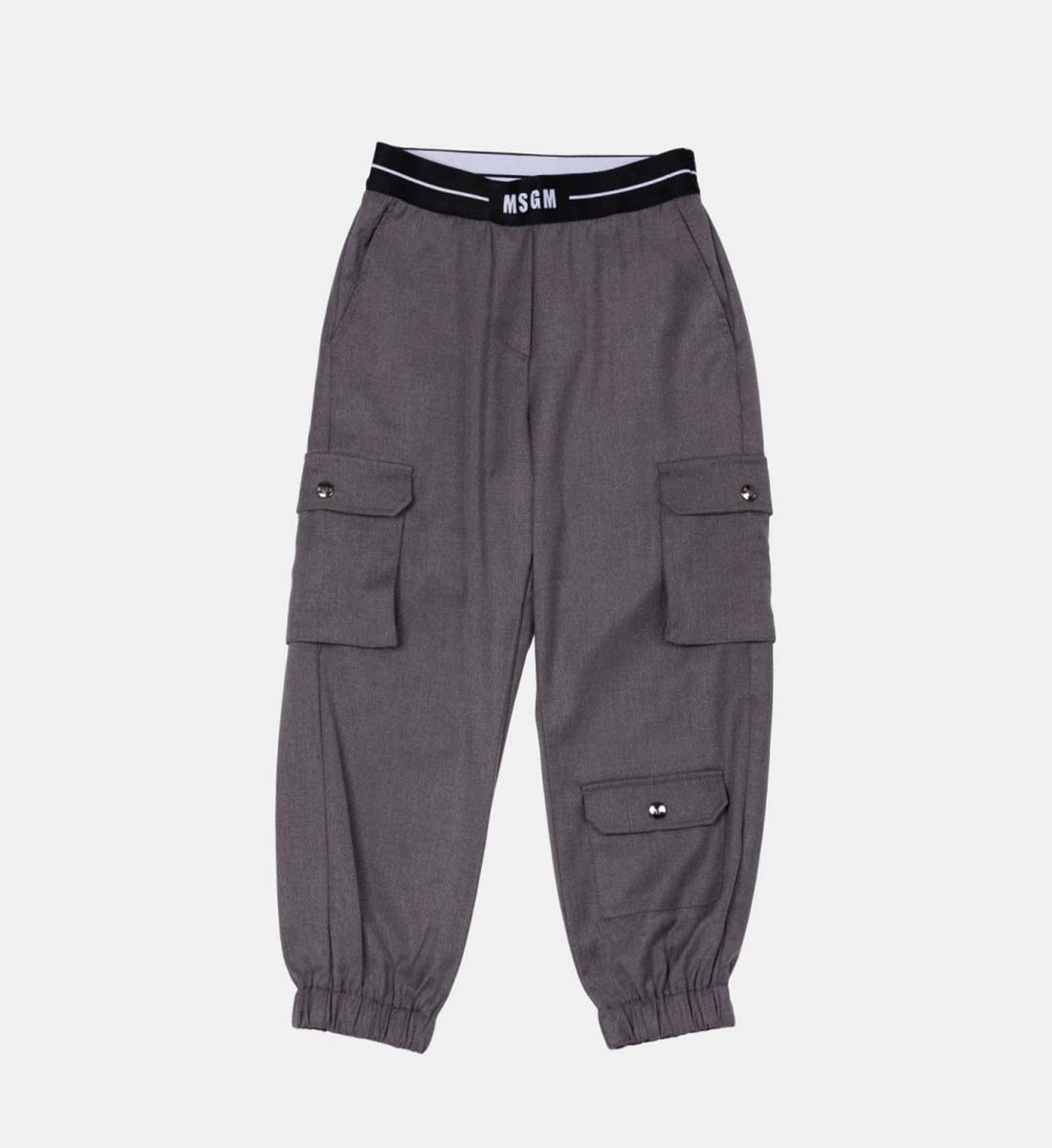 Multi flap pockets drawstring cargo jogger pants deals