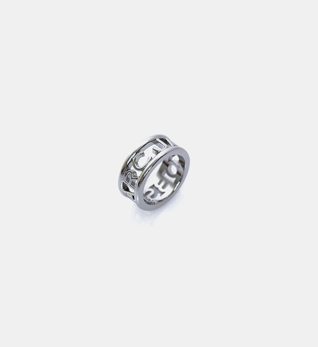 Marc Jacobs, Monogram Silver plated Brass Ring Women Galeries